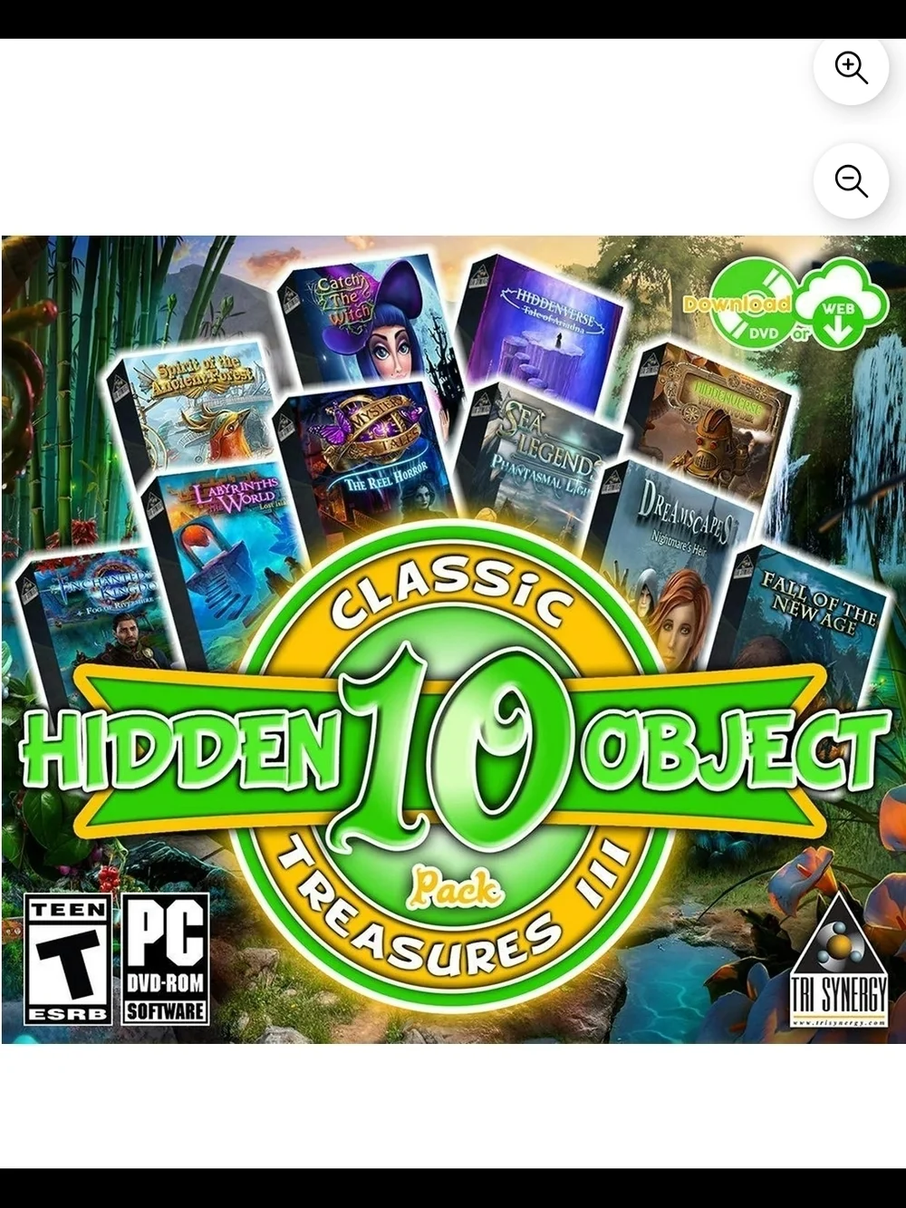 Hidden Object Classics Treasures 3 (PC) DVD